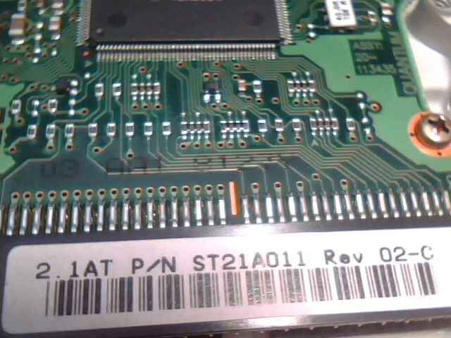 Hard Disk Drive IDE 40-pin Quantum Fireball ST 2.1AT ST21A011 Rev 02 ASTF 0810 - image 5
