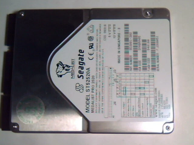 Hard Drive Disk IDE Seagate Medalist Pro 2520 ST52520A 9D3001-302 2564MB ✅TESTED - image 2