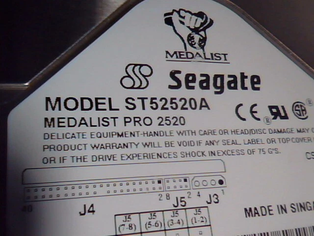 Hard Drive Disk IDE Seagate Medalist Pro 2520 ST52520A 9D3001-302 2564MB ✅TESTED - image 6