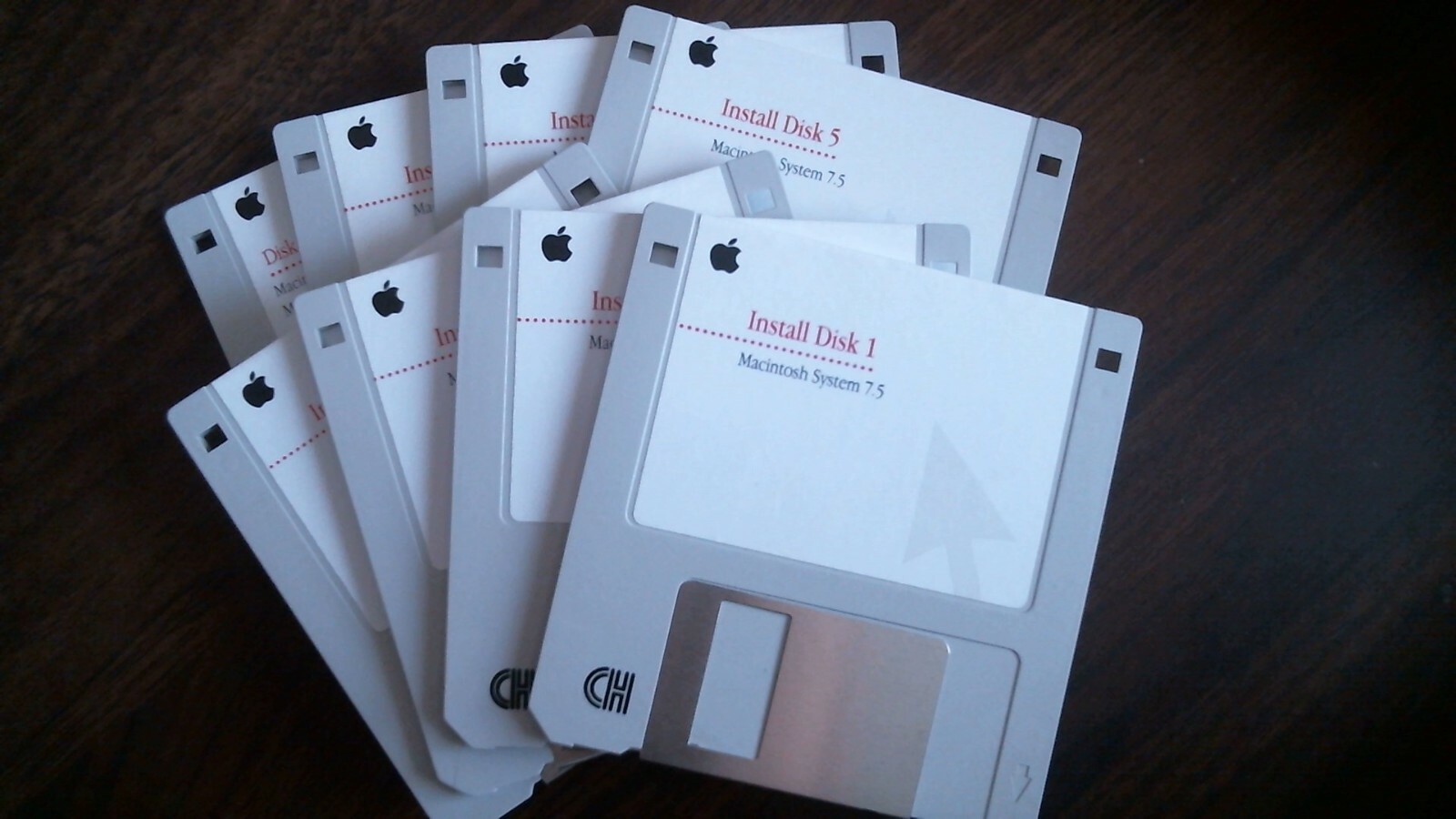 Apple Macintosh System 7.5 Installation + tools Quadra - floppy disks 3.5 inch
