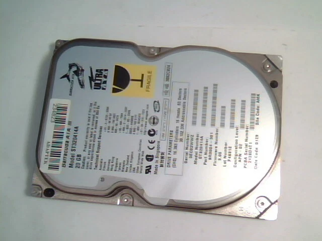 Hard Disk Drive IDE ULTRA-ATA Seagate ST320414A Barracuda 9R3004-301 3.05✅TESTED