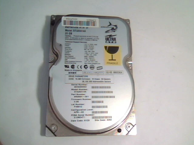 Hard Disk Drive IDE ULTRA-ATA Seagate ST320414A Barracuda 9R3004-301 3.05✅TESTED - image 3