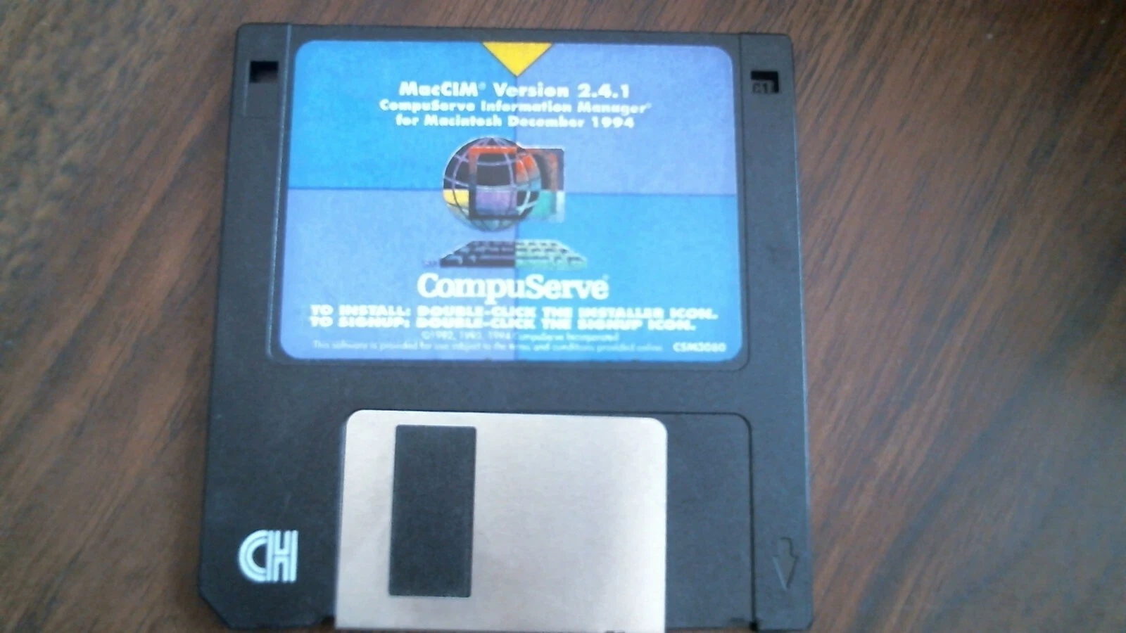 MacCIM Ver 2.4.1 CompuServe Information Manager Mac Apple - floppy disk 3.5 inch - image 2