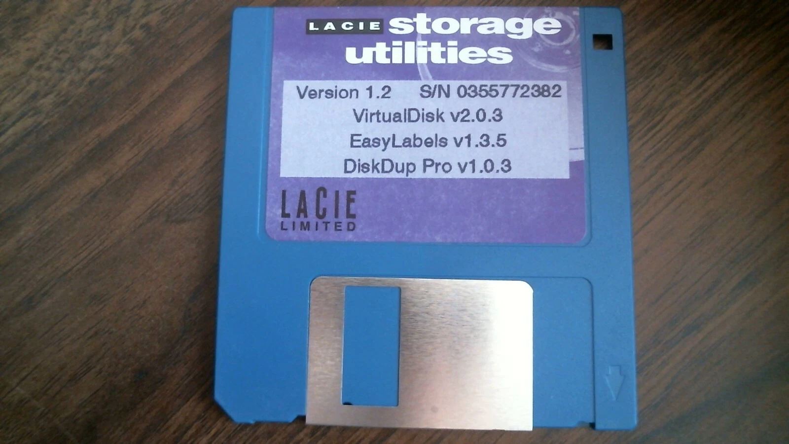 Lacie Storage Utilities Ver 1.2 VirtualDisk DiskDup - floppy disk 3.5 inch - image 2