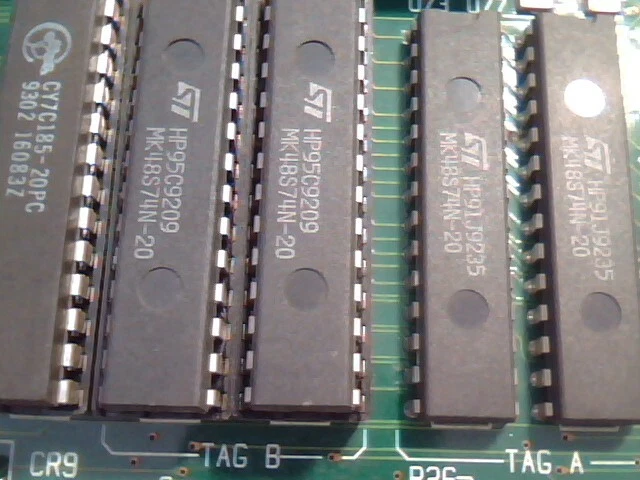 Honkin Big 486 Motherboard Anigma AN486EISA EISA ISA slots rare CPU support chip - image 11