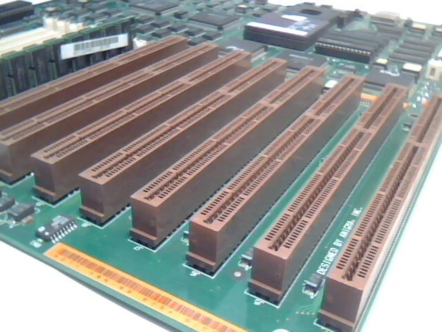 Honkin Big 486 Motherboard Anigma AN486EISA EISA ISA slots rare CPU support chip - image 3