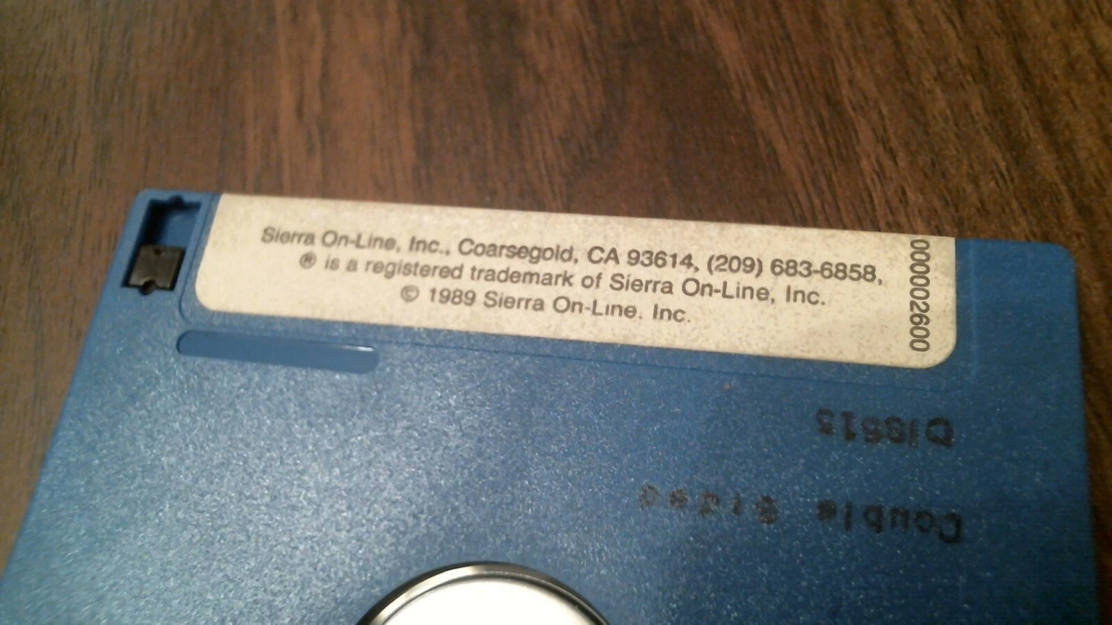 Sierra Codename: Iceman MS-DOS - DISK 2 ONLY - floppy disk 3.5 inch - image 4
