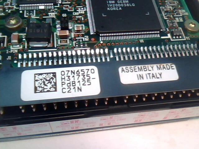 Hard Disk Drive IDE 40pin IBM DeskStar IC35L040AVER07-0 41GB 07N6654 ✅TESTED - image 6