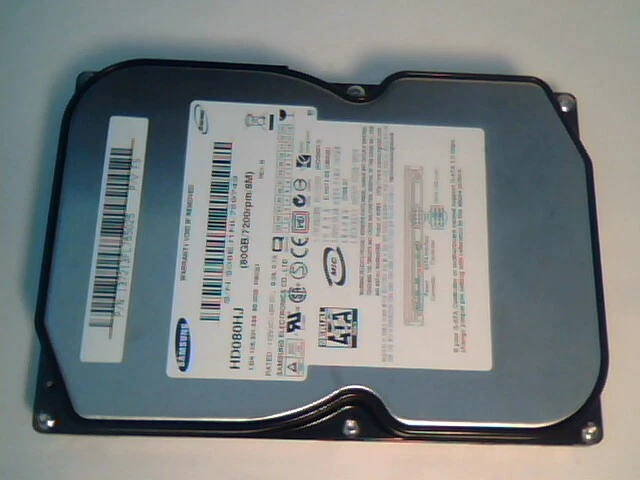 Hard Disk Drive SATA Samsung 80GB HD080HJ 7200-RPM 137213FL765025 P/V FS ✅TESTED - image 2