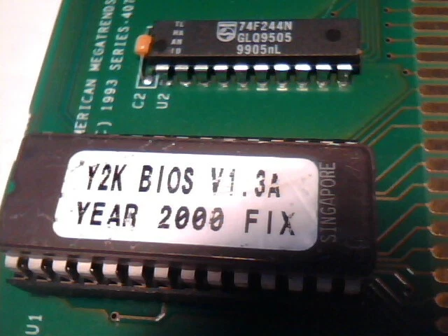 Year 2000 ROM card for ISA slot AMI Series-407 easy to add custom ROM - image 3