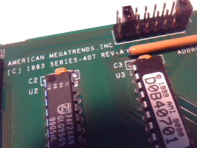Year 2000 ROM card for ISA slot AMI Series-407 easy to add custom ROM - image 4