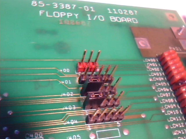ISA Adapter I/O Board Card to route internal floppy to external 25-pin floppy - image 5