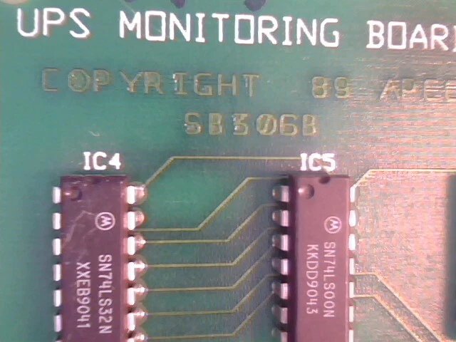 UPS Monitoring Board Card 8-bit ISA XT/AT APCC SB306B - image 7