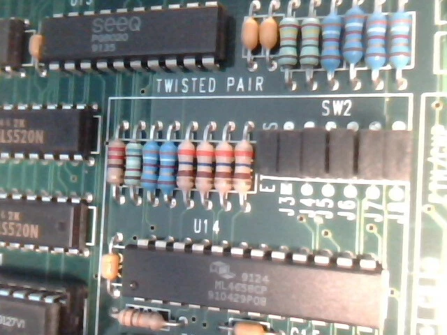 Everex EV2027 00698-0001 Ethernet NIC Card 16-bit ISA Twisted Pair SEEQ NQ8005 - image 7