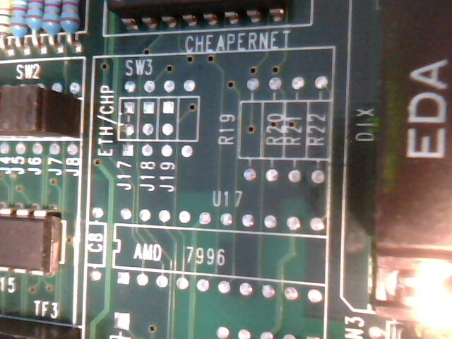 Everex EV2027 00698-0001 Ethernet NIC Card 16-bit ISA Twisted Pair SEEQ NQ8005 - image 8