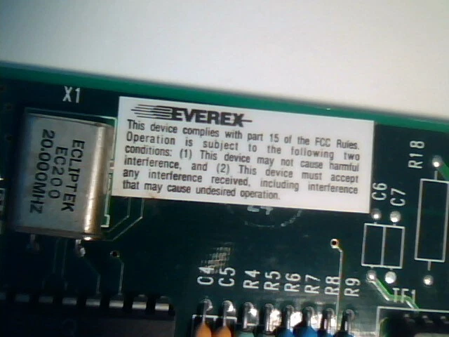 Everex EV2027 00698-0001 Ethernet NIC Card 16-bit ISA Twisted Pair SEEQ NQ8005 - image 9