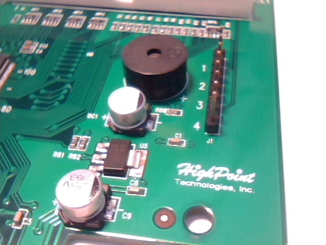 HighPoint RocketRAID 454 4-Channel ATA RAID 5 HPT374 - small BIOS chip - image 6