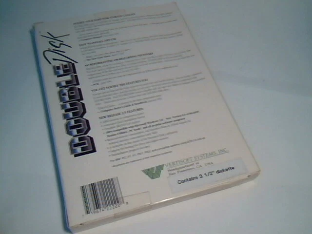 Box and Manuals for DoubleDisk Double Disk v2.6 vintage - image 2