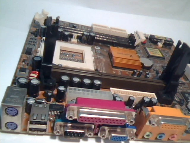 Motherboard Pentium Slot1 Socket370 PCChips MB-M741SLMRT-DUAL M741LMRT ✅TESTED - image 2