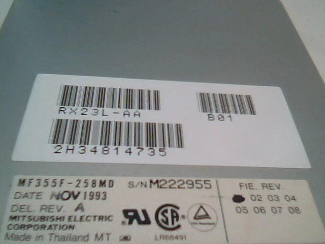 Floppy Disk Drive FDD DEC RX23L-AA B01 3.5" Mitsubishi MF355F-258MD 02 ✅TESTED - image 5
