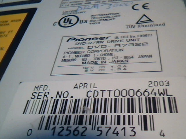 Pioneer DVD-R7322 Library DVD-Burner SCSI - image 7