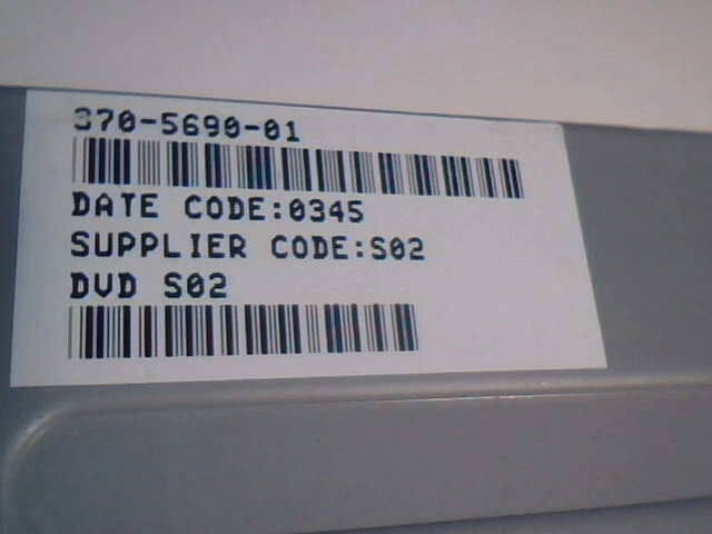 DVD-ROM Drive SUN 370-5690-01 2003 XJ-HD166S 40-pin IDE ATA S02 ✅TESTED - image 5