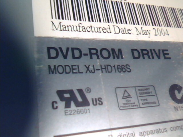 DVD-ROM Drive SUN 370-5690-04 RevC DVD-16X 2004 XJ-HD166S 40-pin IDE ATA✅TESTED - image 6