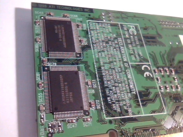 AGP Video Graphics Card ATI Rage Pro Turbo 3D 109-40200-20 Ver 2.0 - image 5