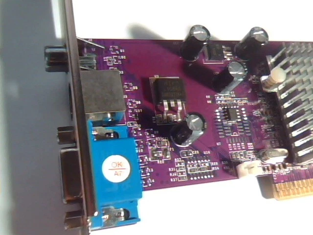 AGP Video Graphics Card GeForce 4 MX440 8X 64MB DDR Tv-out nvidia - image 2