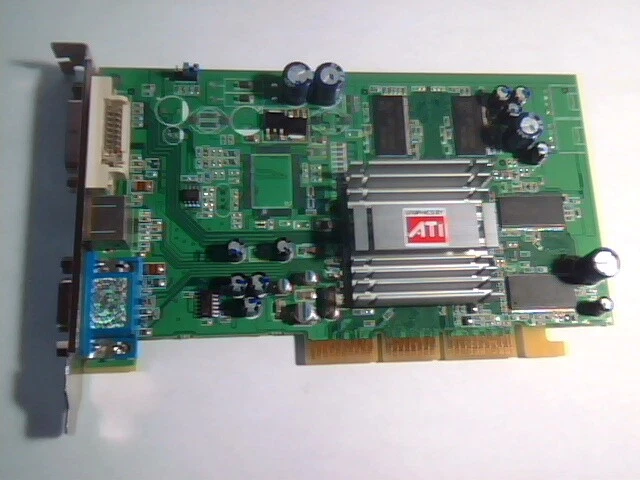 AGP Video Graphics Card ATI Radeon 9250 256MB V/D/VO 1024-TC13-15-SA