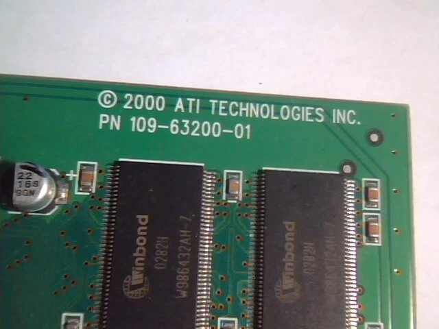 AGP Video Graphics Card ATI Rage Theater 128 Pro 109-63200-01 R128P TVA 32MS-O - image 2
