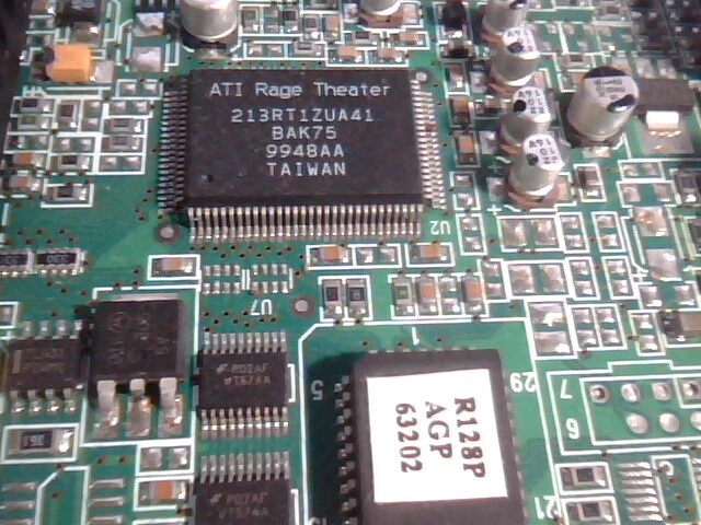 AGP Video Graphics Card ATI Rage Theater 128 Pro 109-63200-01 R128P TVA 32MS-O - image 4