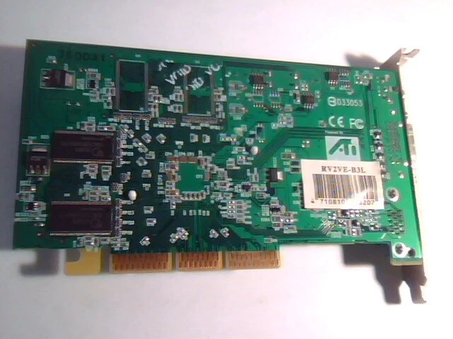 AGP Video Graphics Card ATI RV2VE-B3L 64MB Ver 1.0 - image 4