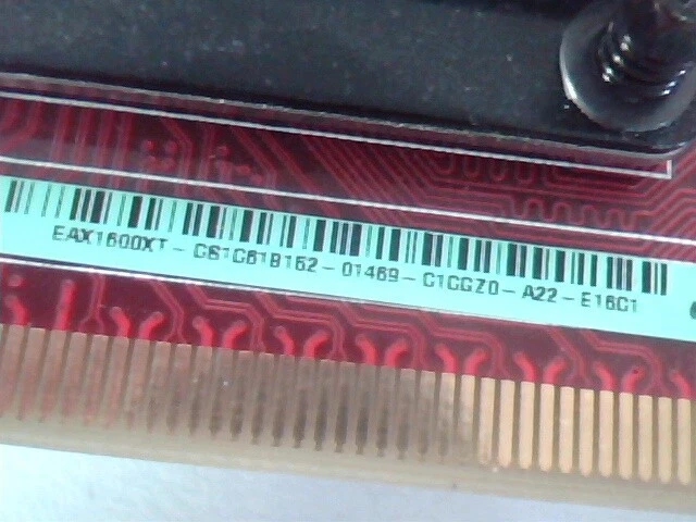AGP Video Graphics Card ASUS EAX1600XT Silent TVD 256M RV530-A671SP R1.00 - image 3