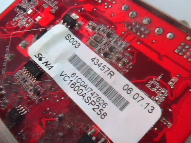 AGP Video Graphics Card ASUS EAX1600XT Silent TVD 256M RV530-A671SP R1.00 - image 6