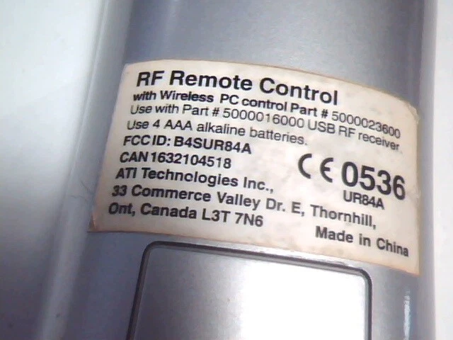 ATI All-In-Wonder Remote Wonder 5000023600 - image 4