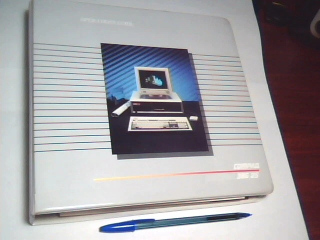 COMPAQ Deskpro 386/25 Operations Guide Big Binder of Documents from 1988