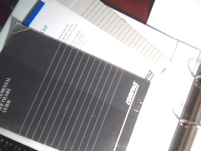 COMPAQ Deskpro 386/25 Operations Guide Big Binder of Documents from 1988 - image 7
