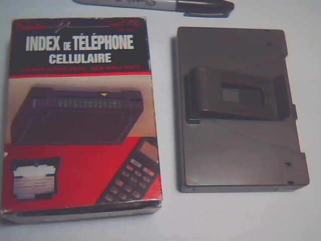 Vintage 1995 Cellular Phone ROLODEX Index Portable For Car Visors by Pronto - image 2