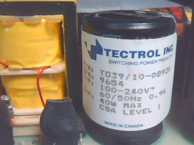 Small Power Supply PSU Tectrol Inc T039/10-0892A 3"x5" open frame - image 4