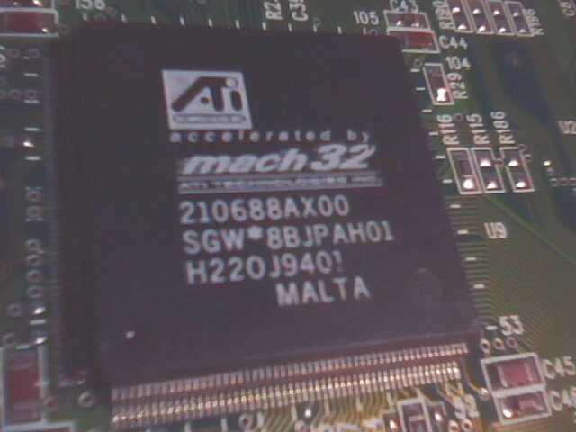 Video Graphics Card PCI ATI Mach32 109-25400-50 2MB RAM 210688AX00 - image 6