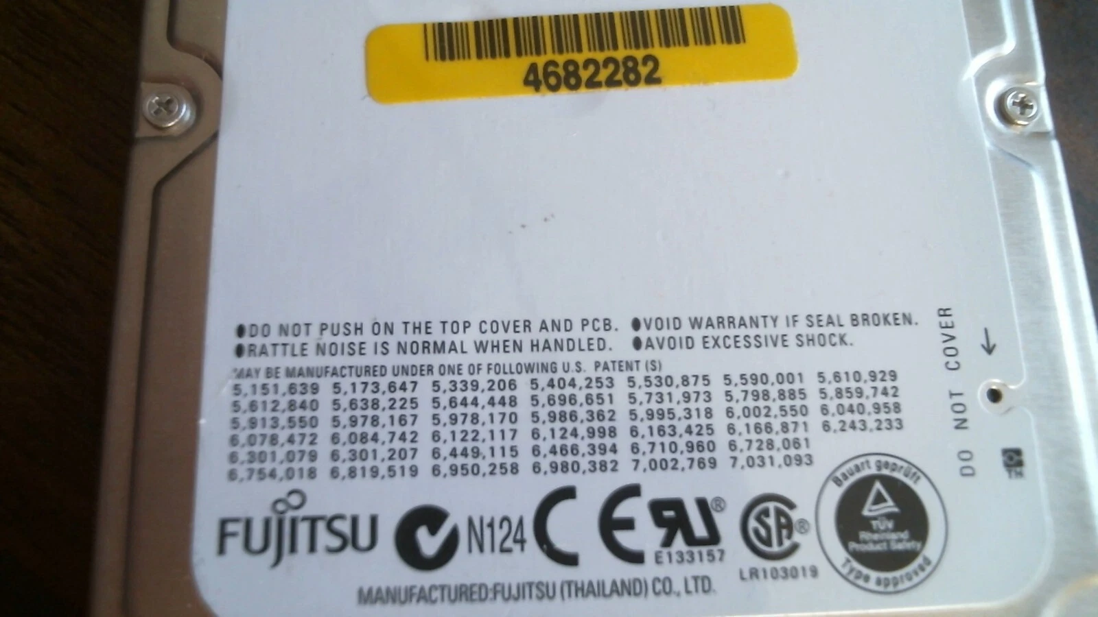 HDD Laptop Hard Disk Fujitsu MJA2320BH G2 CA07083-B332 625142448 320GB SATA - image 3