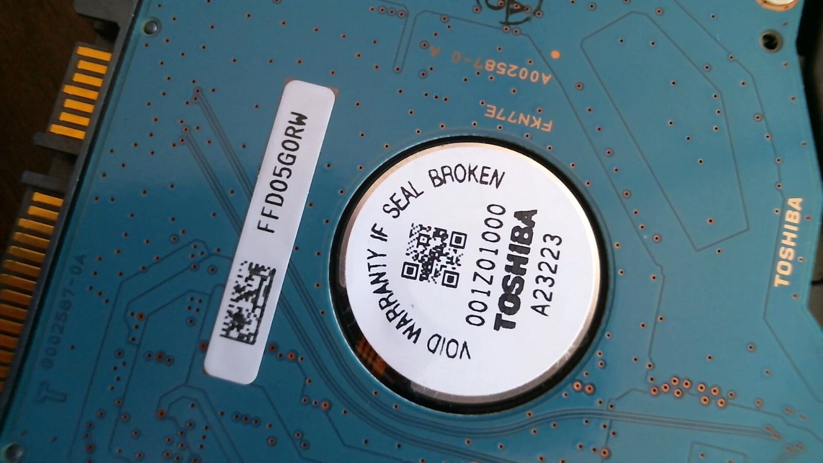 HDD Laptop Hard Disk SATA Toshiba MK2552GSX HDD2H02 F VL01 T 250GB 480600-001 - image 5