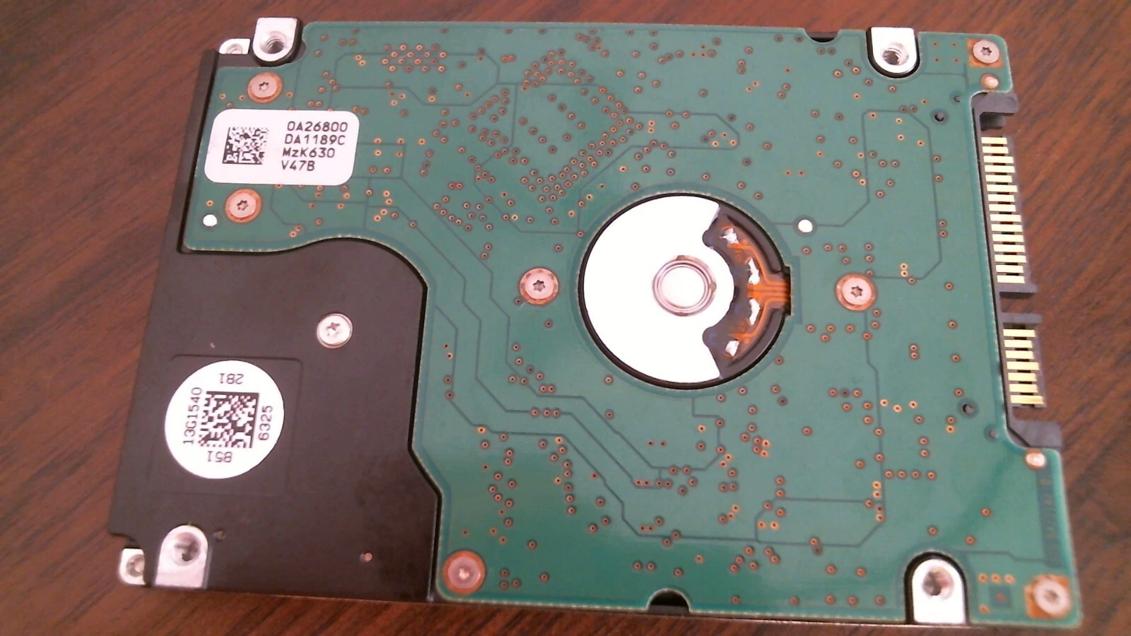 HDD Laptop Hard Disk Drive SATA Hitachi Travelstar HTS541080G9SA00 0A27484 - image 4