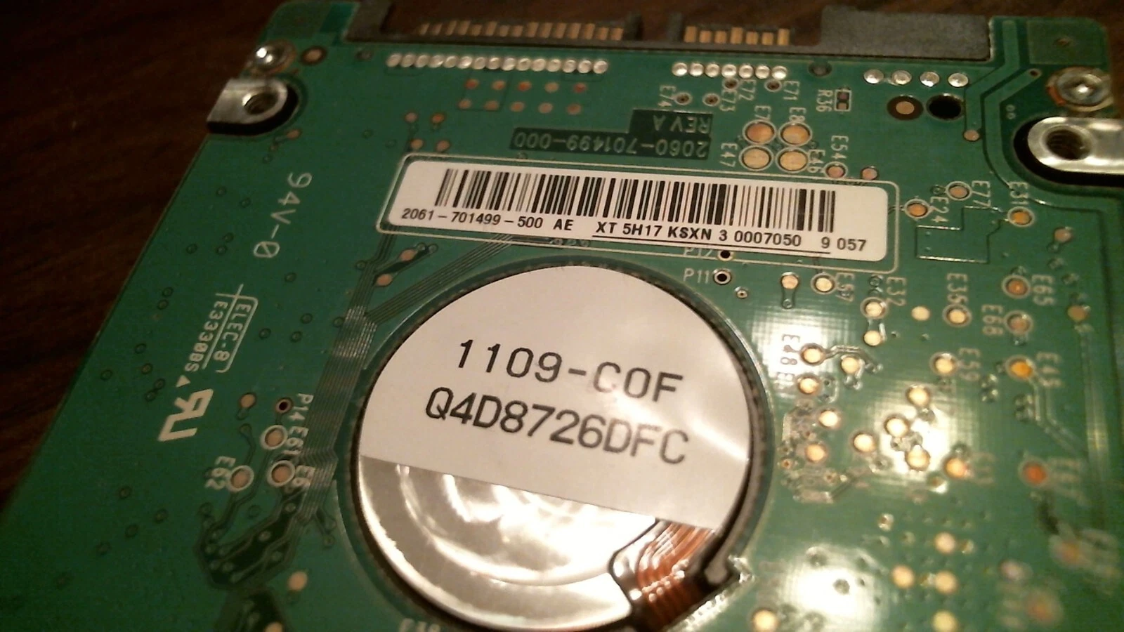 HDD Laptop Hard Disk Drive SATA WD Scorpio WD1600BEVT-75ZCT1 312581808 160GB - image 5
