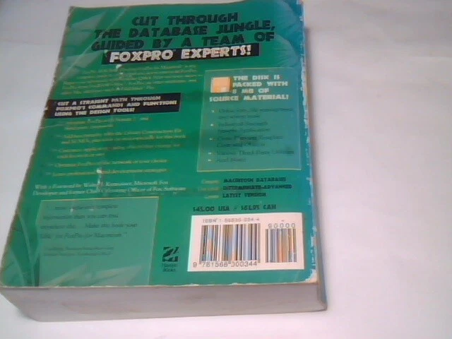 Vintage Book with Floppy Disk - Hacking FoxPro Machete for Macintosh Slater - image 2