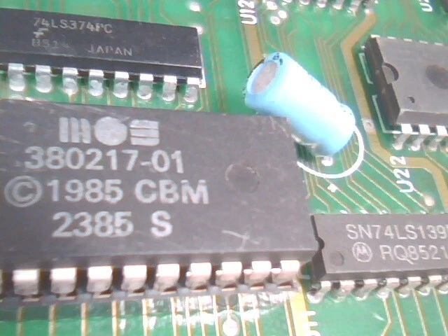 Video Graphics Card ISA Commodore PC-10 Monochrome Card 380003-01 RevD HD68B45SP - image 5