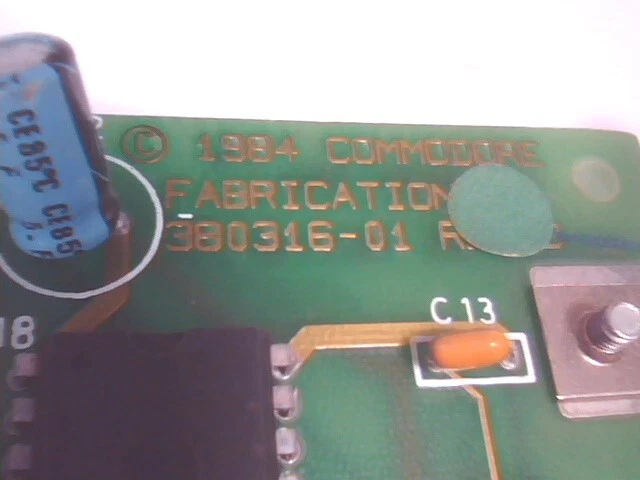 Video Graphics Card ISA Commodore PC-10 Monochrome Card 380003-01 RevD HD68B45SP - image 6