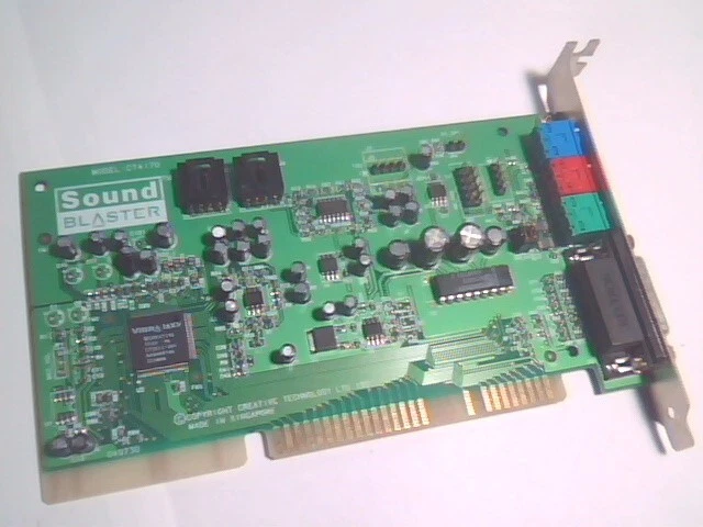 Creative Labs SoundBlaster CT4170 PNP 16-bit ISA Sound Card vintage v04 049730 e