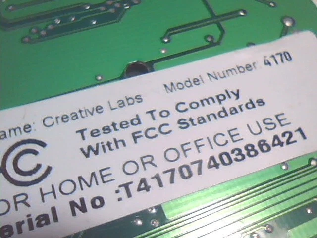 Creative Labs SoundBlaster CT4170 PNP 16-bit ISA Sound Card vintage v04 049730 e - image 9